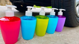 Eksperimen: Hand Sanitizer Colorfull vs Roda Mobil [ASMR & SATISFYING Video]