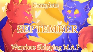 September: Complete Warriors Shipping MAP