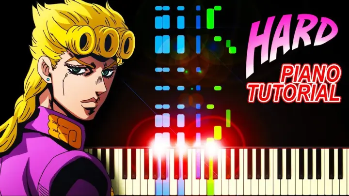 Giorno S Theme Il Vento D Oro Jojo Golden Wind Ost Difficult Piano Version Bilibili