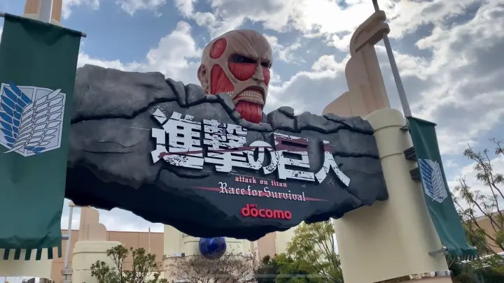 Attack on Titan at Universal Studios Japan!