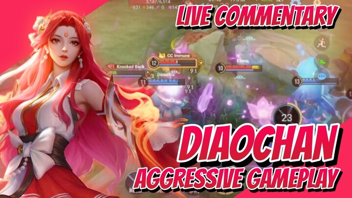 Diaochan Live Commentary Gameplay | Most Fun Hero | Honor of Kings | HoK