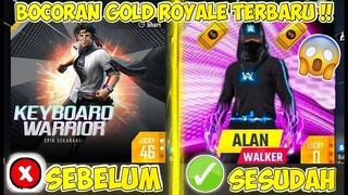 BOCORAN GOLD ROYALE FF TERBARU AGUSTUS 2021 | DAN INFO UPDATED LAINNYA !! - FREE FIRE