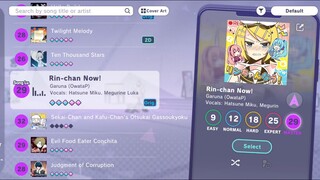 Rin-chan Now! (FULL COMBO!) Almost all perfect on Master level 29