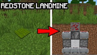 ✓How to Build a Redstone Landmine in Minecraft