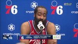 James Harden: “We got to get our ass back on defense, man.”