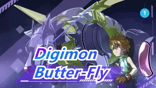 Digimon|[When the song begins my youth is back] OP-Butter-Fly(Cover）_1