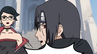 Boruto is being hunted down and Sarada asks Uchiha Itachi to come out