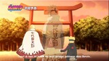 Naruto bersama Boruto mengenang Minato pada hari peringatan perang dunia shinobi ke 4 dan 8 kejadian