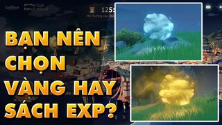 Bạn Nên Farm Vàng Hay Sách Exp Trong Genshin Impact Cùng Phân Tích Nhé