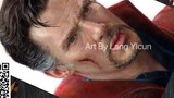 Lukisan potret timah berwarna | Doctor Strange | Benedict Cumberbatch | Artis: Lang Yicun