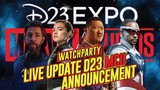 WATCHPARTY - Live Update D23 Marvel Studios Announcement!