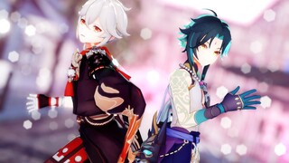 来感受风系少年们的可爱暴击  「枫原万叶/魈/原神MMD||Tokyo Summer Session」