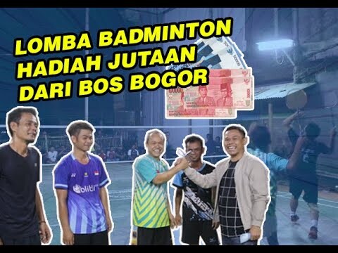 SERU !! PERTANDINGAN BADMINTON KEDATANGAN AKRI PATRIO DI CIAPUS KOMPAS, BOGOR.