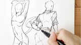 Some tips on drawing men's bodies