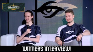 WINNER INTERVIEW WITH PUPPEY AND CRYSTALLIS- RIYADH MASTER 2022- SECRET VS PSG.LGD ( CASTING COUCH)