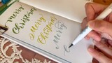Merry Christmas's English swash font sharing｜Merry Christmas handbook fonts｜Practice daily Vlog｜brus
