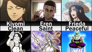 The Meaning Of Names Of Attack On Titan Characters