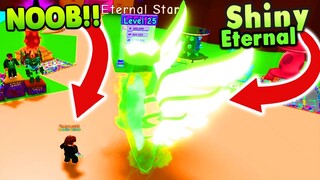 🙊Will Noob Get Scammed? With Shiny Eternal Star ⭐ in Roblox Bubble Gum Simulator