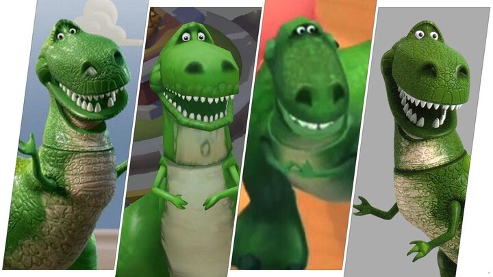 Rex Evolution in Games - Toy Story - Disney - Pixar
