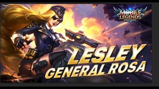 Mobile Legends: Bang Bang! Lesley New Skin |General Rosa|