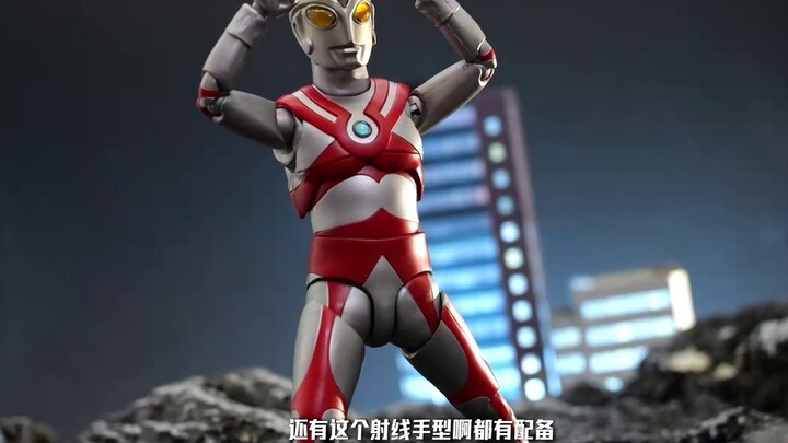 เทพเจ้าแห่งสงครามปากร้ายกำลังมา 11 พิมพ์ซ้ำ SHF Ultraman Ace SHF ประติมากรรมกระดูกจริง Ultraman Tiga