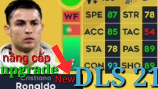 DLS 21 | hướng dẫn nâng ronaldo theo bản cập nhật mới | cách nâng ronaldo DLS21