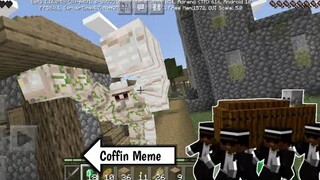 Astronomia Coffin Meme In Minecraft Super Iron Golem