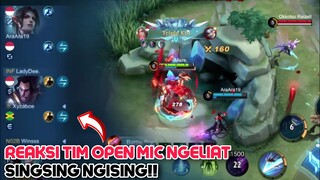 GILAK ITU LANCE NGERI AMAT SIH MAINNYA!! REAKSI TRIO OPEN MIC NGELIHAT LANCELOT!!