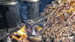 WARUNGNYA DIATAS GUNUNG DAN MASAKNYA MASIH TRADISIONAL, AYAM PANGGANG BU KAWIR