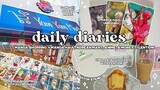 🍓 daily diaries | going out, manga shopping + manga haul, korean mart, & food [ ft. lention ] 🧸