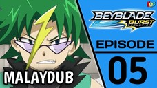 [S02.E05] Beyblade Burst : Evolution | MALAYDUB