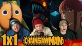 ALREADY THE BEST ANIME?!? | Chainsaw Man 1x1 "DOG & CHAINSAW" Group Reaction!