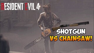 MEMBUNUH CHAINSAW MAN DENGAN SHOTGUN! Resident Evil 4 Remake