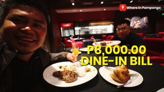 P8,000.00 dine-in for two bill. Where in Pampanga?