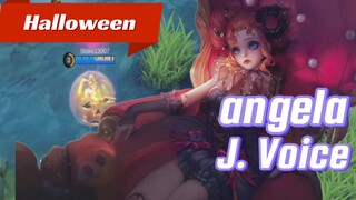 Suara Angela Halloween boneka seram- japanese voice