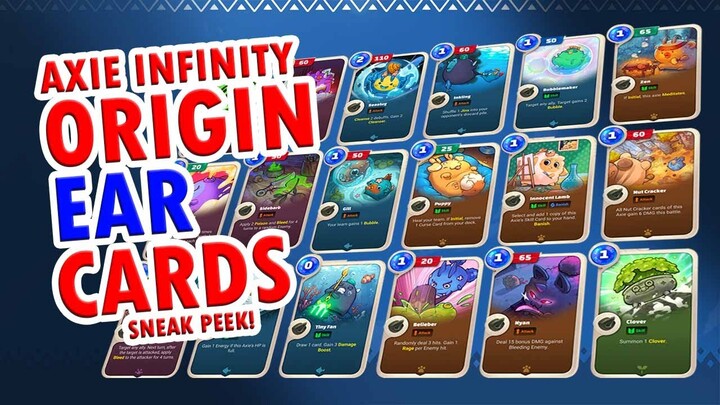 AXIE INFINITY: ORIGIN | ALL EAR CARDS | ORIGIN EAR CARDS