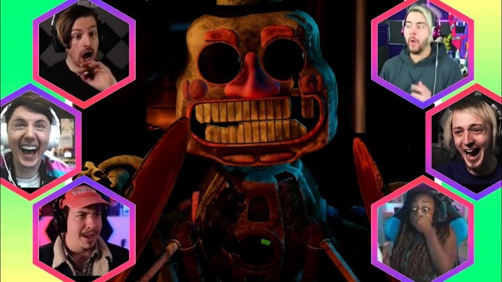 Gamers React to : Tiny Music Man [FNAF: Security Breach]