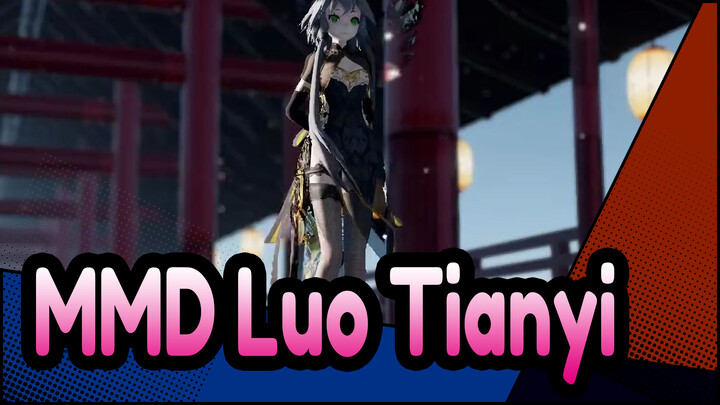 [MMD Luo Tianyi] Luo Tianyi Versi Cheongsam | Dibawah Bunga yang Memabukkan