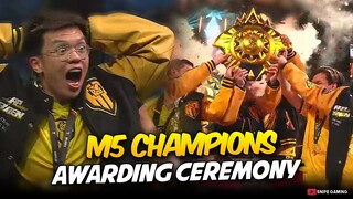 M5 WORLD CHAMPIONS AWARDING CEREMONY . . . 🏆