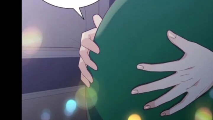 [Comic丨Male pregnancy and childbirth] Omega is about to give birth, the excellent old top rubs his l