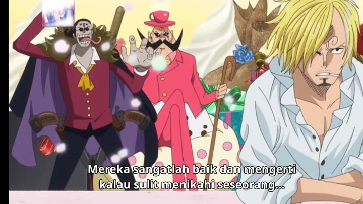 Momen saat sanji liat fhotonya pudding 😭🤣