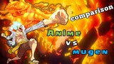 Anime Vs Mugen Comparison HD Skills