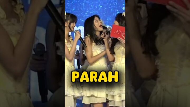 Parah! Marah udah! Parah!! Marah udah!! 😭😭 WKWK KAGITS #jkt48 #gitajkt48 #greeseljkt48 #muthejkt48