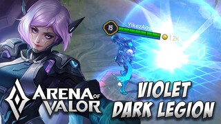 VIOLET: DARK LEGION (CERULEAN AWAKENING) GAMEPLAY | EPIC SKIN | 𝐍𝐄𝐖 𝐒𝐊𝐈𝐍 | Arena of Valor