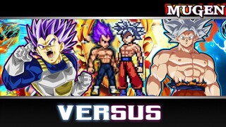 Goku Ultra Instinto VS Vegeta Hakaishin | MUGEN - DragonBall Super