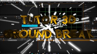 tutor 3d break ground di after effect