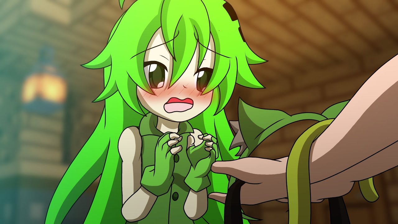 Creeper-Girl Sad Cat Dance Meme! (Minecraft Anime) - BiliBili