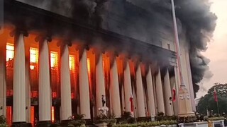 Sunog sa Manila post office