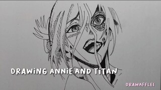 Drawing Annie and titan