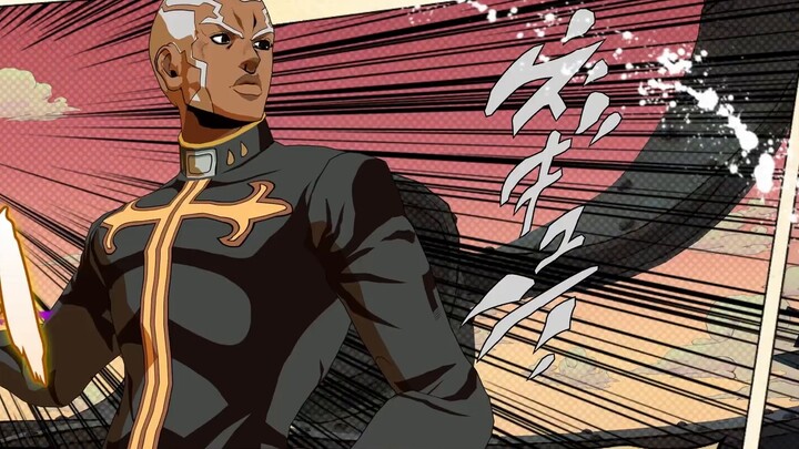 Mod versi animasi Pucci dan Xu Lun "JoJo no Kimyou na Bouken Battle of the Stars R"